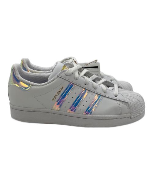 adidas（アディダス）adidas (アディダス) スーパースター W FWWT/GDMT/CBLK ホワイト サイズ:US6.5の古着・服飾アイテム