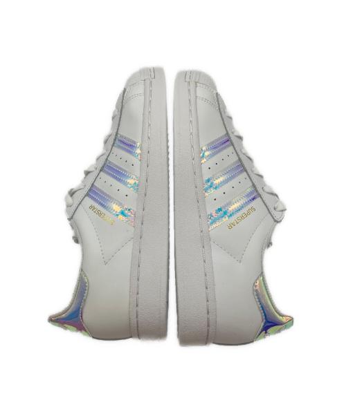 adidas（アディダス）adidas (アディダス) スーパースター W FWWT/GDMT/CBLK ホワイト サイズ:US6.5の古着・服飾アイテム