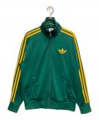 adidasアディダス）の古着「ファイヤーバード ルーズ トラックトップ」｜グリーン