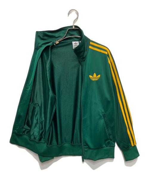 adidas（アディダス）adidas (アディダス) ファイヤーバード ルーズ トラックトップ グリーン サイズ:Mの古着・服飾アイテム