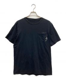 anti social social CLUB×FRAGMENT DESIGN（アンチソーシャルソーシャルクラブ×フラグメントデザイン）の古着「コラボポケットTシャツ」｜ブラック