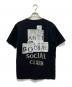 anti social social CLUB (アンチソーシャルソーシャルクラブ) FRAGMENT DESIGN (フラグメントデザイン) コラボポケットTシャツ ブラック サイズ:XL：4000円