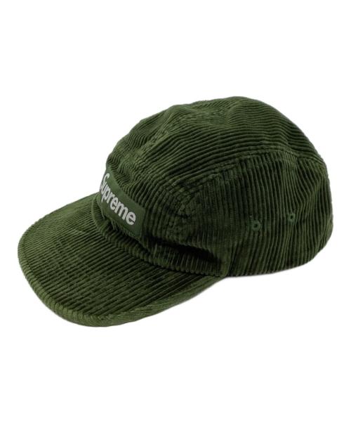 SUPREME（シュプリーム）SUPREME (シュプリーム) Corduroy Camp Cap グリーン サイズ:FREEの古着・服飾アイテム