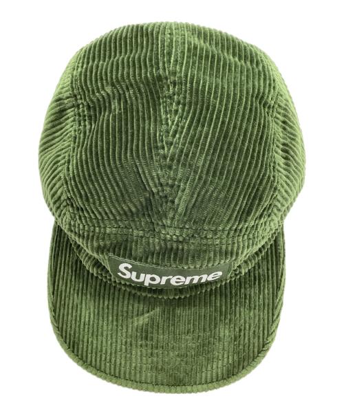 SUPREME（シュプリーム）SUPREME (シュプリーム) Corduroy Camp Cap グリーン サイズ:FREEの古着・服飾アイテム
