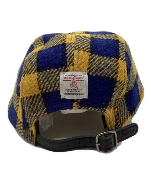 SUPREME（シュプリーム）SUPREME (シュプリーム) Harris Tweed (ハリスツイード) Harris Tweed Camp Cap ネイビー サイズ:FREEの古着・服飾アイテム