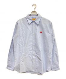 HUMAN MADE（ヒューマンメイド）の古着「OXFORD BD L/S SHIRT/オックスフォードボタンダウンシャツ」｜スカイブルー