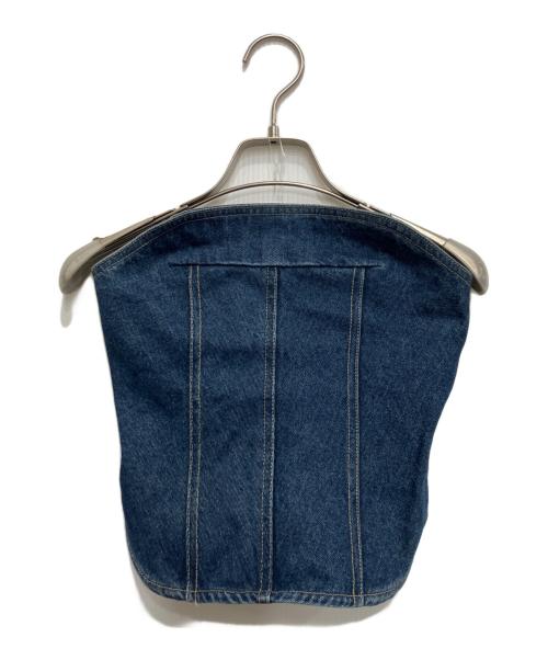 Ameri（アメリ）AMERI (アメリ) ベアトップSETスカート インディゴ サイズ:Sの古着・服飾アイテム