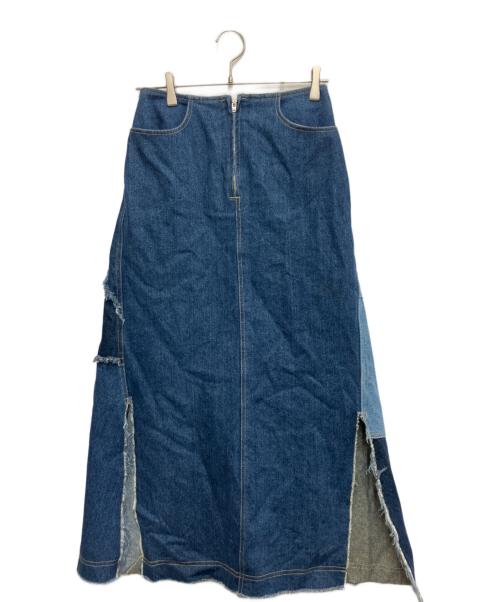 Ameri（アメリ）AMERI (アメリ) ベアトップSETスカート インディゴ サイズ:Sの古着・服飾アイテム