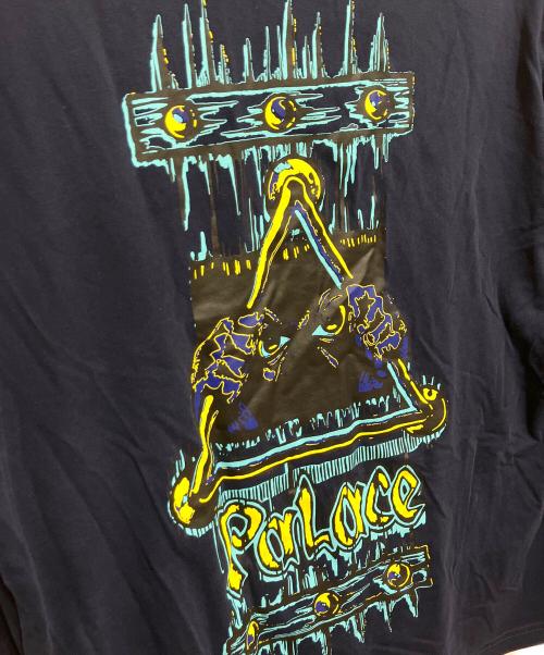 PALACE（パレス）PALACE (パレス) Lock In Longsleeveカットソー ネイビー サイズ:Mの古着・服飾アイテム