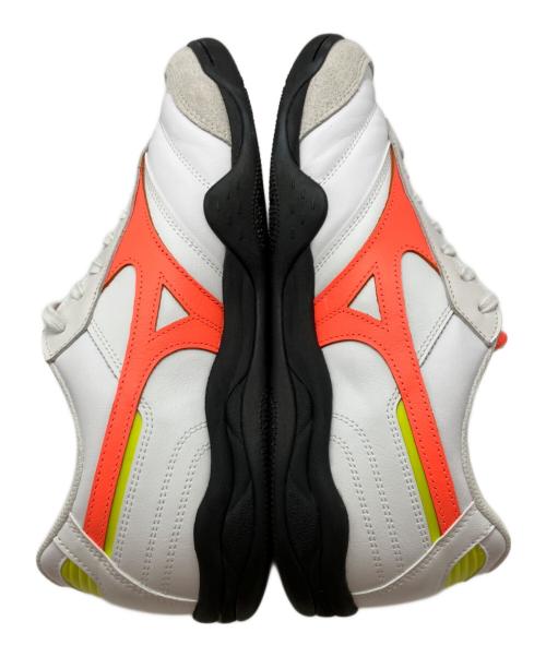 MIZUNO（ミズノ）MIZUNO (ミズノ) モレリア ホワイト×オレンジ サイズ:US　10の古着・服飾アイテム
