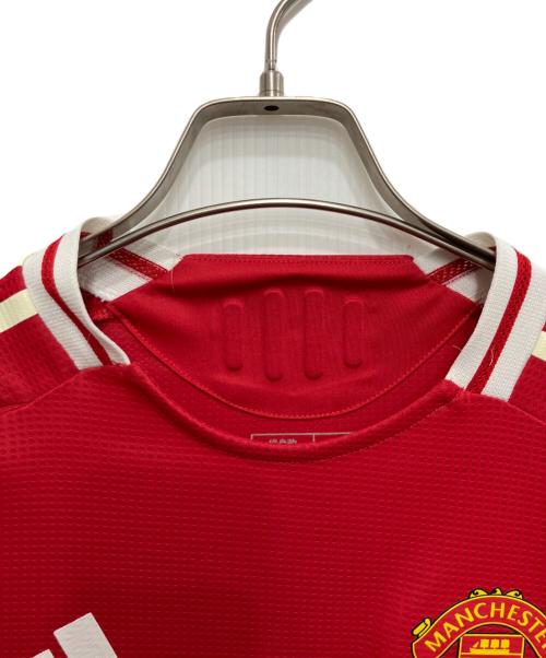 adidas（アディダス）adidas (アディダス) ゲームシャツ レッド サイズ:Lの古着・服飾アイテム