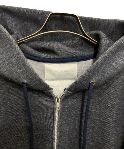 FUMITO GANRYU（フミトガンリュウ）FUMITO GANRYU (フミトガンリュウ) ジップパーカー ネイビー サイズ:2の古着・服飾アイテム