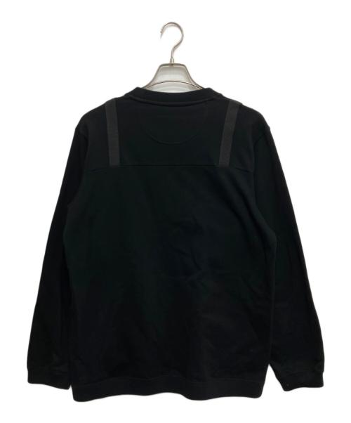 WHITE MOUNTAINEERING（ホワイトマウンテ二アニング）WHITE MOUNTAINEERING (ホワイトマウンテ二アニング) HUNTING POCKET TAPED SWEATSHIRT ブラックの古着・服飾アイテム