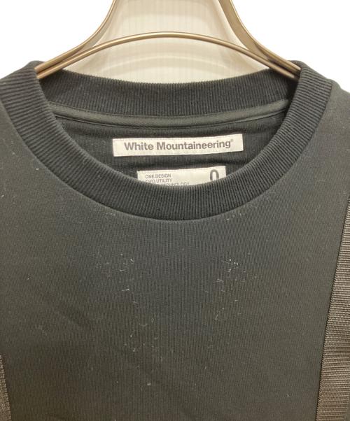 WHITE MOUNTAINEERING（ホワイトマウンテ二アニング）WHITE MOUNTAINEERING (ホワイトマウンテ二アニング) HUNTING POCKET TAPED SWEATSHIRT ブラックの古着・服飾アイテム