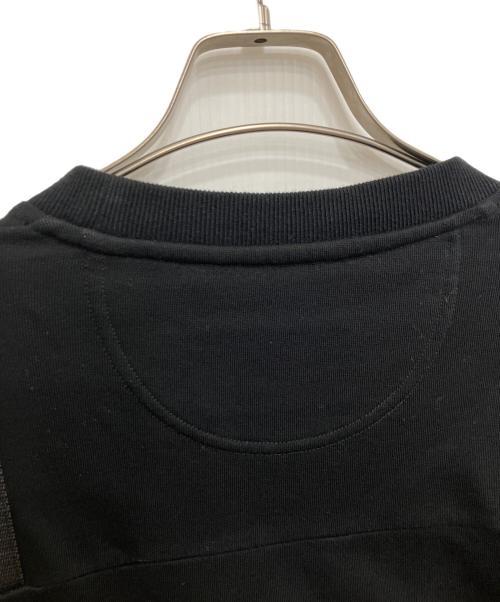 WHITE MOUNTAINEERING（ホワイトマウンテ二アニング）WHITE MOUNTAINEERING (ホワイトマウンテ二アニング) HUNTING POCKET TAPED SWEATSHIRT ブラックの古着・服飾アイテム