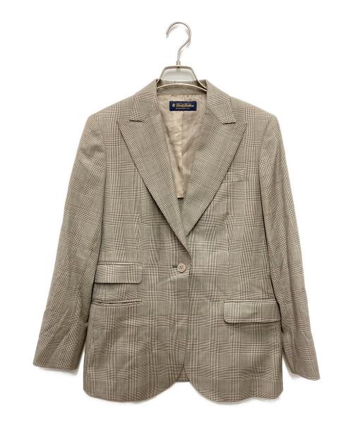 BROOKS BROTHERS（ブルックスブラザーズ）BROOKS BROTHERS (ブルックスブラザーズ) グレンチェック1Bジャケット グレー サイズ:11ARの古着・服飾アイテム