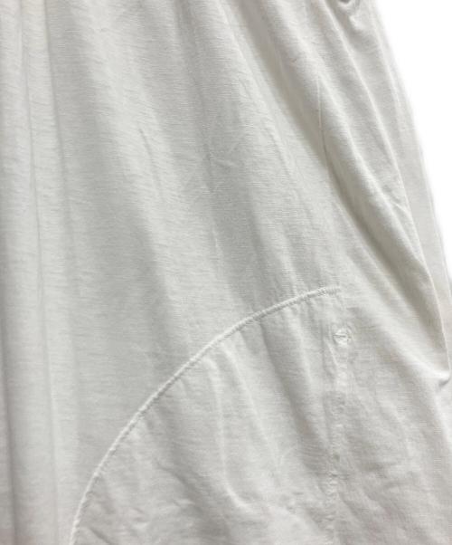 45R（フォーティファイブ・アール）45R (フォーティファイブ・アール) ノースリーブワンピース ホワイトの古着・服飾アイテム