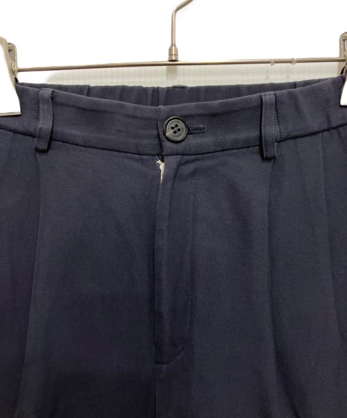 J&M DAVIDSON（ジェイ＆エム デヴィッドソン）J&M DAVIDSON (ジェイ＆エム デヴィッドソン) タックワイドパンツ ネイビー サイズ:10の古着・服飾アイテム