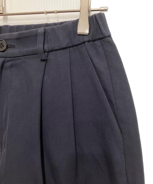 J&M DAVIDSON（ジェイ＆エム デヴィッドソン）J&M DAVIDSON (ジェイ＆エム デヴィッドソン) タックワイドパンツ ネイビー サイズ:10の古着・服飾アイテム