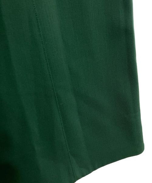 maison kitsune（メゾンキツネ）MAISON KITSUNE (メゾンキツネ) ラップスカート グリーン サイズ:36の古着・服飾アイテム