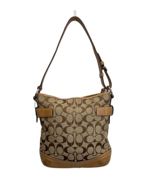 COACH（コーチ）COACH (コーチ) ワンショルダーバッグ ベージュの古着・服飾アイテム