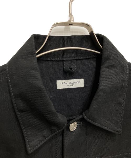 URBAN RESEARCH（アーバンリサーチ）URBAN RESEARCH (アーバンリサーチ) SHIOTA (シオタ) スーピマデニムジャケット ブラック サイズ:Mの古着・服飾アイテム