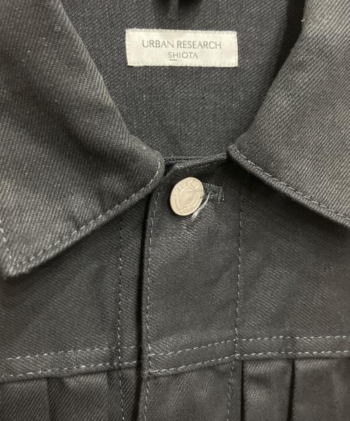 URBAN RESEARCH（アーバンリサーチ）URBAN RESEARCH (アーバンリサーチ) SHIOTA (シオタ) スーピマデニムジャケット ブラック サイズ:Mの古着・服飾アイテム