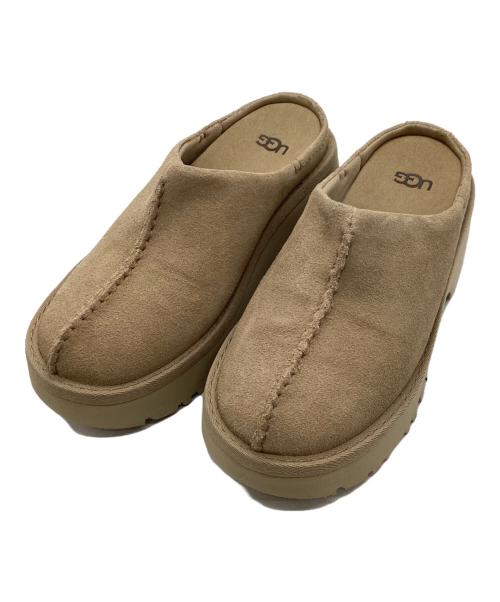 UGG（アグ）UGG (アグ) New Heights Clogサンダル ブラウン サイズ:23の古着・服飾アイテム