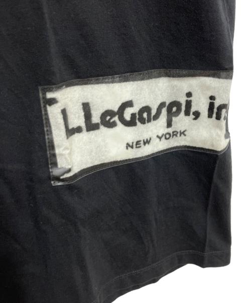 RICK OWENS（リックオウエンス）RICK OWENS (リックオウエンス) LEGASPI INK PATCH T-SHIRT ブラック サイズ:XSの古着・服飾アイテム
