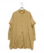 SUM1 STYLEスミスタイル）の古着「ロングシャツ」｜ベージュ