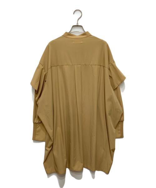SUM1 STYLE（スミスタイル）SUM1 STYLE (スミスタイル) ロングシャツ ベージュ サイズ:freeの古着・服飾アイテム