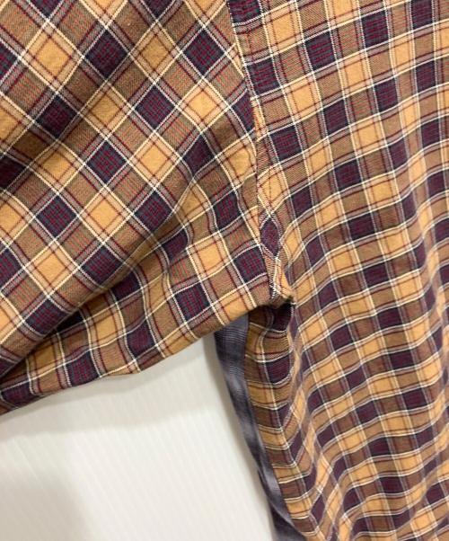 PACCBET（ラスベート）PACCBET (ラスベート) RASSVET チェックシャツ ベージュ サイズ:Lの古着・服飾アイテム