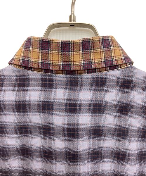 PACCBET（ラスベート）PACCBET (ラスベート) RASSVET チェックシャツ ベージュ サイズ:Lの古着・服飾アイテム