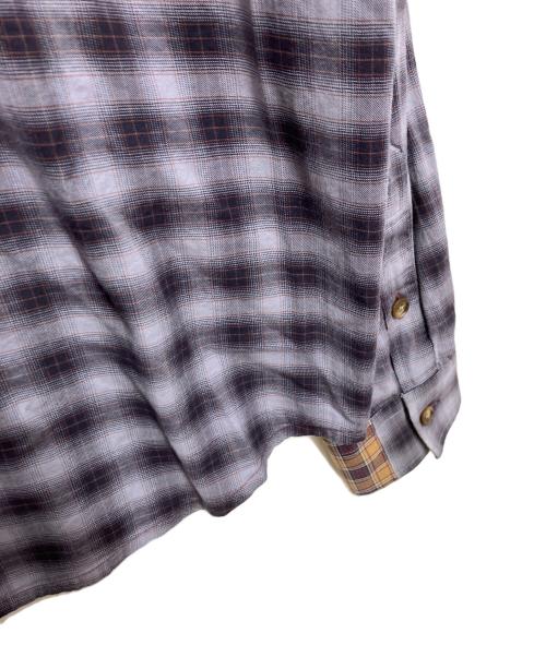 PACCBET（ラスベート）PACCBET (ラスベート) RASSVET チェックシャツ ベージュ サイズ:Lの古着・服飾アイテム