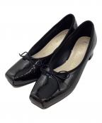 Snidel×Chacottスナイデル×チャコット）の古着「スクエアヒールパンプス」｜ブラック