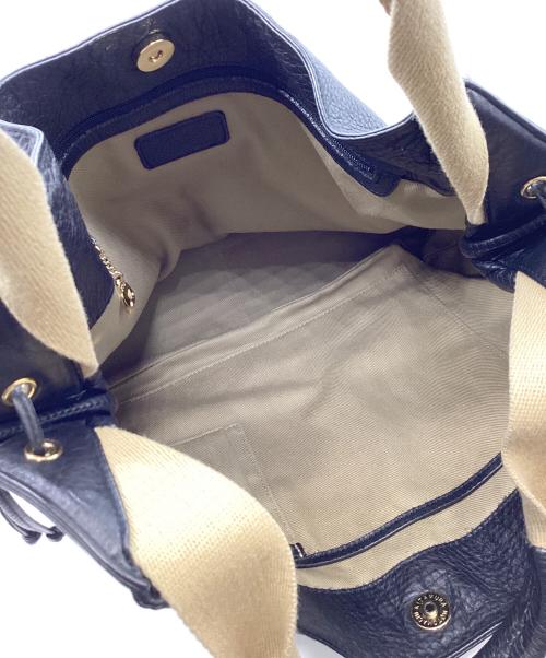 KITAMURA（キタムラ）KITAMURA (キタムラ) レザートートバッグ ブラックの古着・服飾アイテム