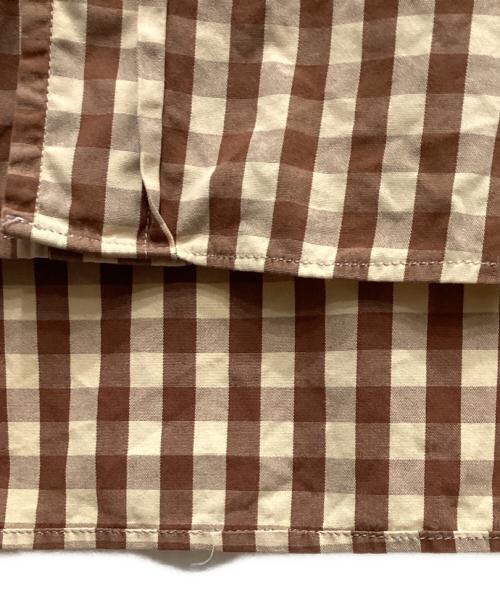 PAUL SMITH（ポールスミス）PAUL SMITH (ポールスミス) 半袖シャツ ブラウン サイズ:Ｍの古着・服飾アイテム