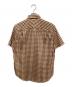 PAUL SMITH (ポールスミス) 半袖シャツ ブラウン サイズ:Ｍ：4000円