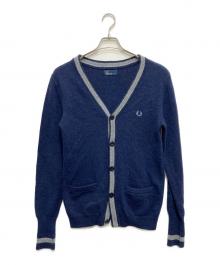 FRED PERRY（フレッドペリー）の古着「長袖カーディガン」｜ネイビー