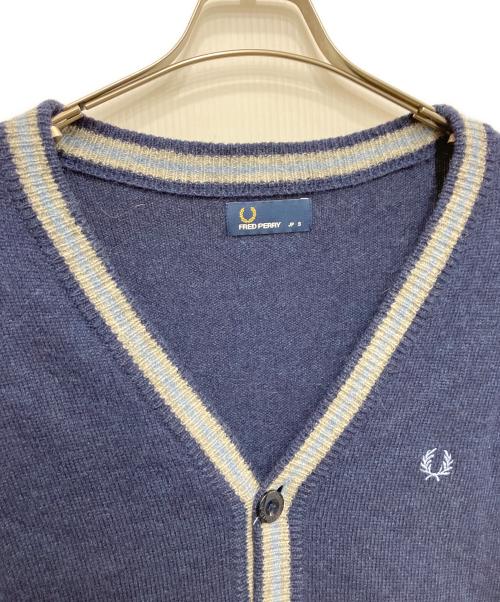 FRED PERRY（フレッドペリー）FRED PERRY (フレッドペリー) 長袖カーディガン ネイビー サイズ:Sの古着・服飾アイテム