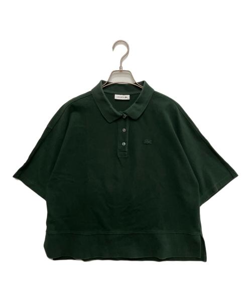 LACOSTE（ラコステ）LACOSTE (ラコステ) ヘビーウェイトポロシャツ グリーン サイズ:34の古着・服飾アイテム