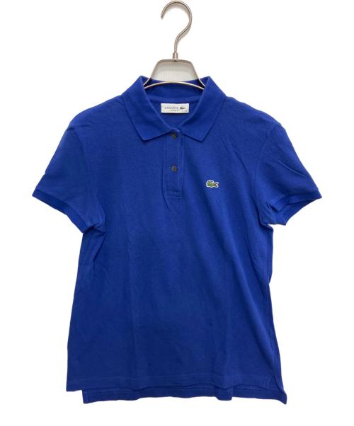 LACOSTE（ラコステ）LACOSTE (ラコステ) ワンポイントポロシャツ ブルー サイズ:34の古着・服飾アイテム