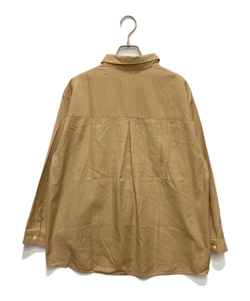 LACOSTE（ラコステ）LACOSTE (ラコステ) ルーズフィットシャツ ブラウン サイズ:38の古着・服飾アイテム