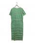 LACOSTE (ラコステ) ボーダーワンピース グリーン×ホワイト サイズ:M：4000円