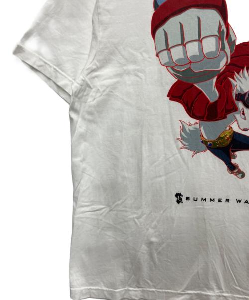 print star（プリントスター）print star (プリントスター) キングカズマプリントTシャツ ホワイト サイズ:Lの古着・服飾アイテム