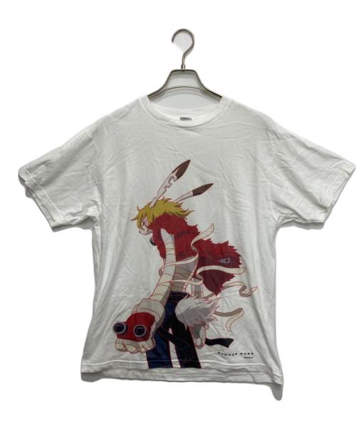 print star（プリントスター）print star (プリントスター) キングカズマプリントTシャツ ホワイト サイズ:Lの古着・服飾アイテム