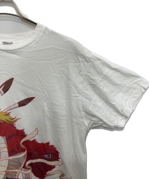 print star（プリントスター）print star (プリントスター) キングカズマプリントTシャツ ホワイト サイズ:Lの古着・服飾アイテム
