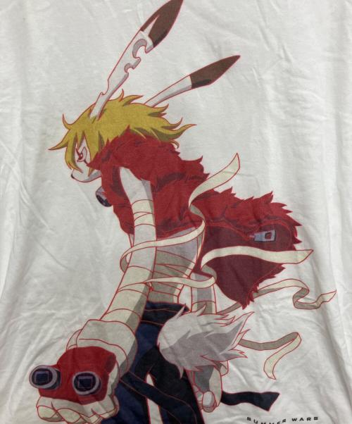 print star（プリントスター）print star (プリントスター) キングカズマプリントTシャツ ホワイト サイズ:Lの古着・服飾アイテム
