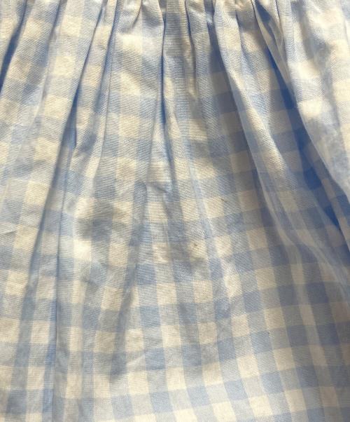 POLO RALPH LAUREN（ポロ・ラルフローレン）POLO RALPH LAUREN (ポロ・ラルフローレン) ギンガムチェックワンピース ブルー サイズ:16の古着・服飾アイテム