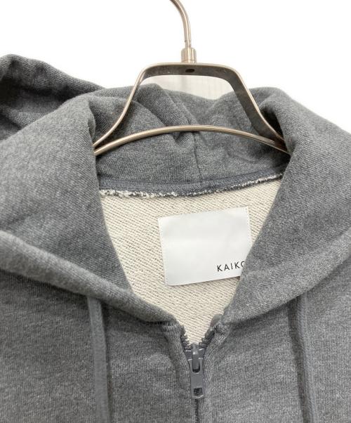 kaiko（カイコー）kaiko (カイコー) DOUBLE ZIP PARKA グレーの古着・服飾アイテム